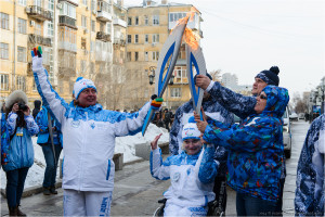 Паралимпийский огонь в Самаре