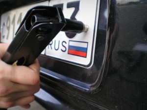 Кража автомобильных номеров в Самаре