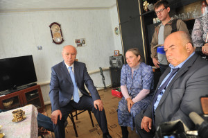 Николай Меркушкин в Хворостянском районе